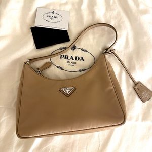 Prada Re-Edition 2005 nylon and saffiano leather mini bag